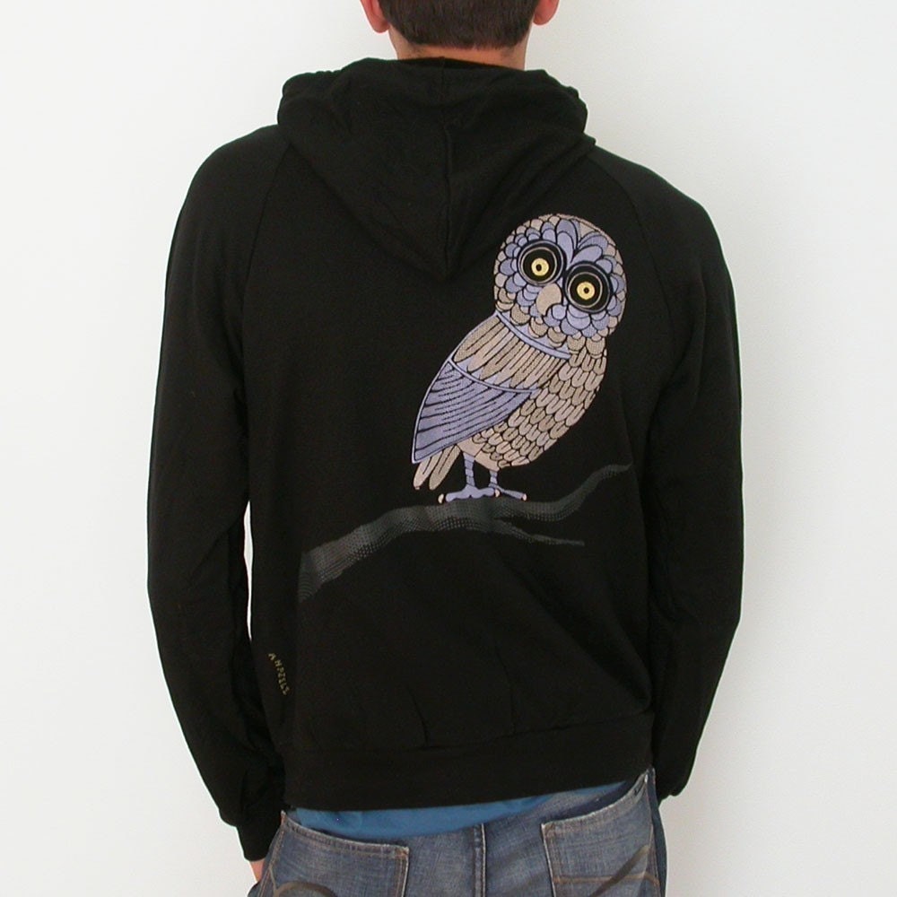 Hood Swamp Hoot owl Mens Hoodie