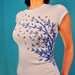 Blowing Bamboo in pretty Blue only small