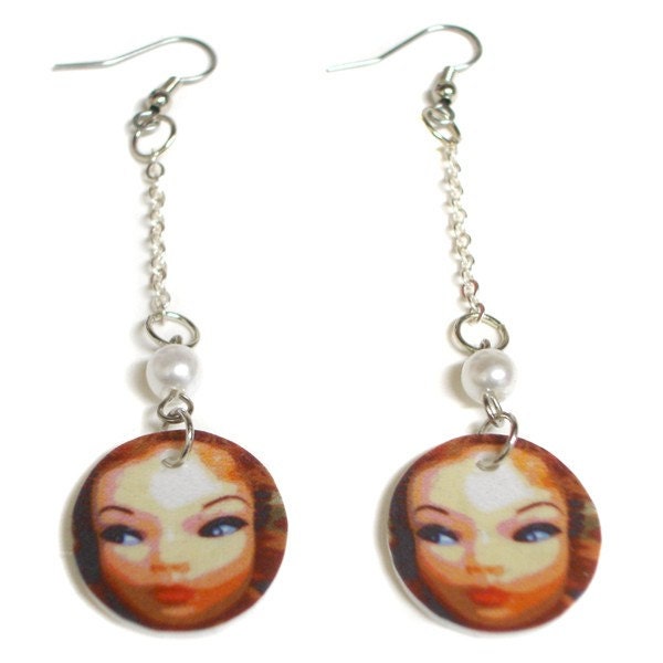Fabulous and Funky Dollface Earrings