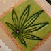 Hempy Birthday Marijuana Leaf Blank Greeting Card