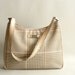 Beige Hounds-tooth Handbag by Ralph Lauren