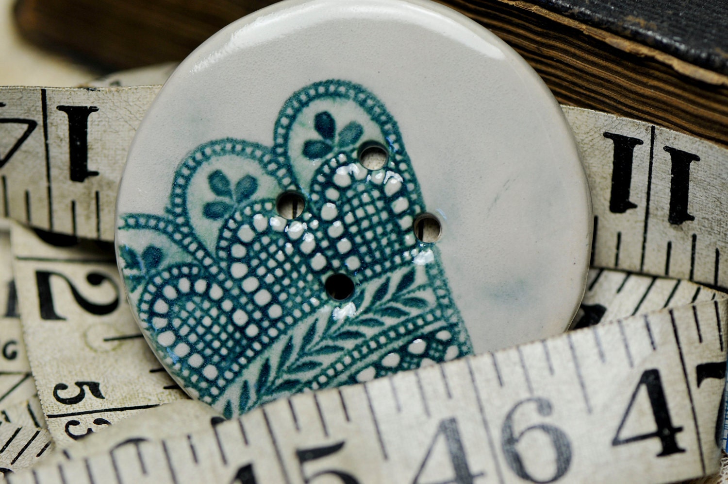 Marcy in sherwood green....a sew on buttons