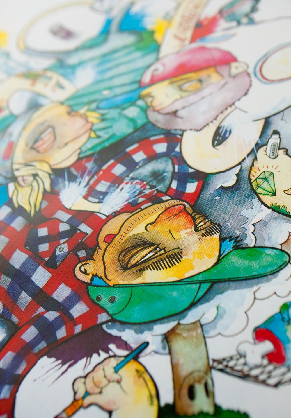 Collective Conscience - CMYK screen print