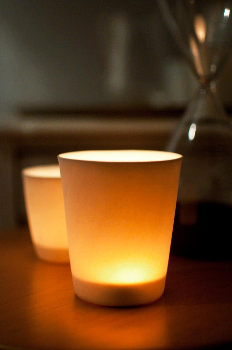 Porcelain High Ball Votive