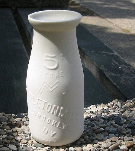 Brooklyn Milk bottle--Mapleton Dairies