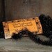 Black Tinsel Garland/Vintage Style Halloween-SPPO Black Tinsel