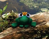 PDF CROCHET PATTERN - Frog Prince