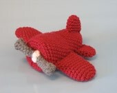 PDF CROCHET PATTERN - Soft Toy Airplane