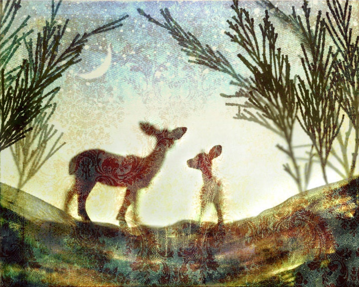 The Family -  Mother and Babe --  8x10 print