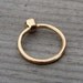 CLEARANCE - Fair Trade AAA Australian Sapphire and Recycled 14k Yellow Gold Ring, Size 7.5