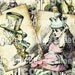 digital collage sheet - ALiCe iN WoNDeRLaND - diy printable - digital download - vintage images - collage sheet - clip art - mad hatter