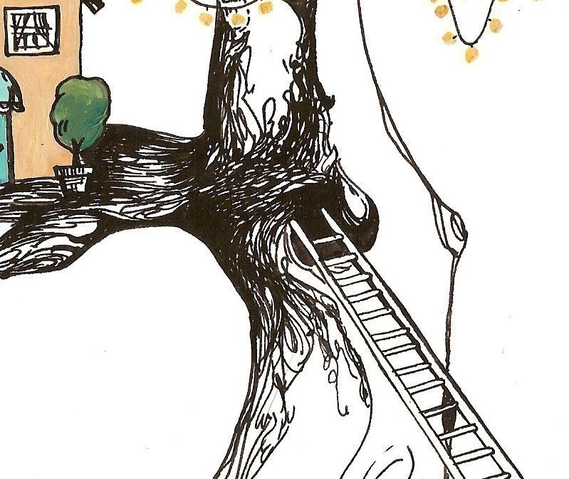 Tree House - Print