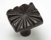 1" Star Pattern Knob 0418 - Wrought Iron Cabinet Hardware