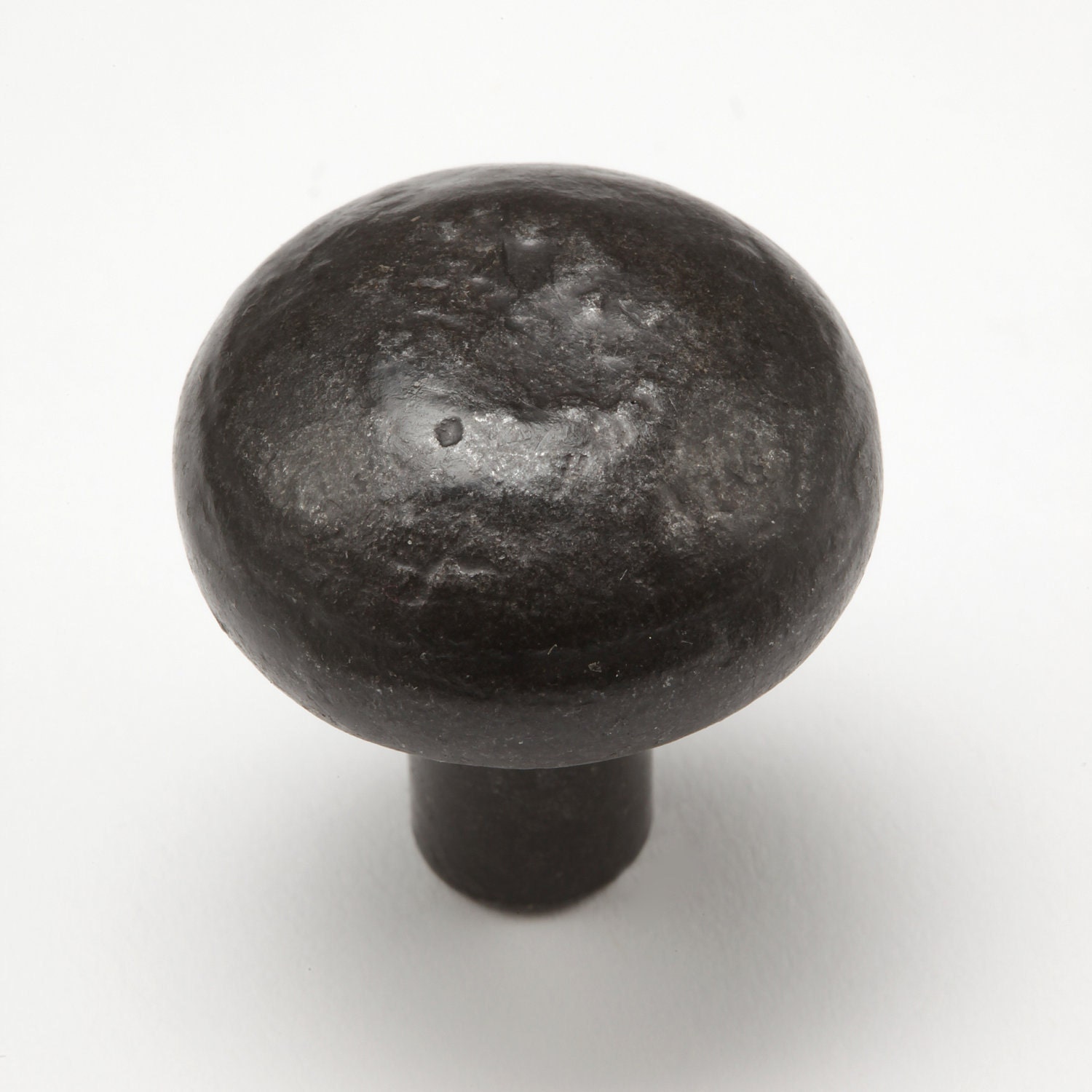 1" Round Knob 0403 - Wrought Iron Cabinet Hardware