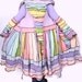 Rainbow Sweater Elf Coat Pattern