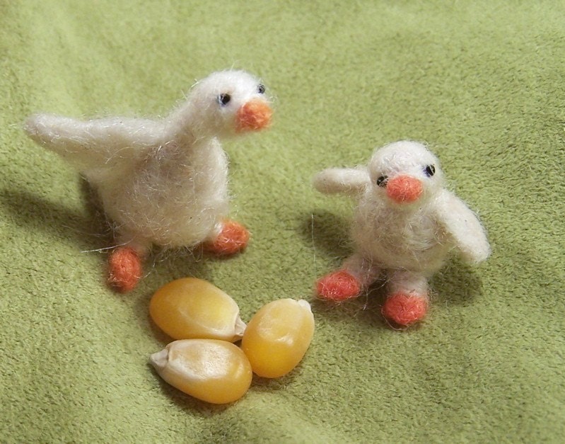 Just Ducky beginners miniature silk needlefelting kit