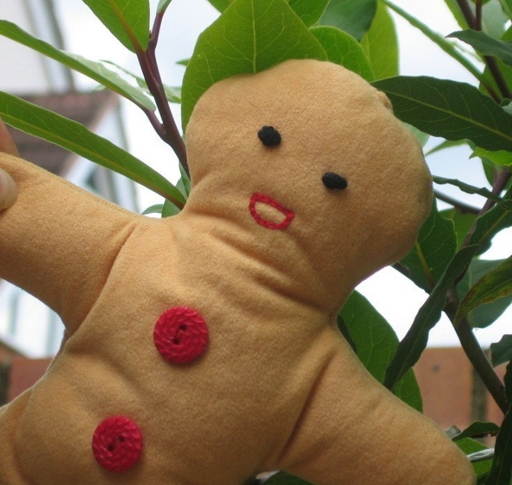 Gingerbread Man  Hand Puppet