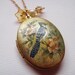 sepia locket . blue jay .