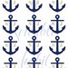 Personalized Treat Bag Wedding Stickers - Nautical-Anchor - Favors, Buffets, Packaging