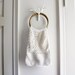 Crocheted Lace Produce or Beach Bag with Circular Handles