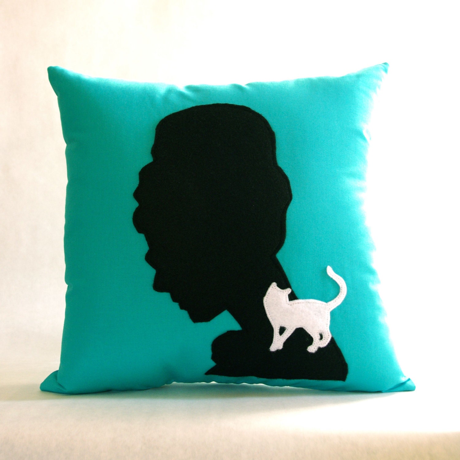 Audrey Hepburn Breakfast at Tiffany's Decorative Pillow - Perfect for Wedding Decor - As Seen on Gossip Girl