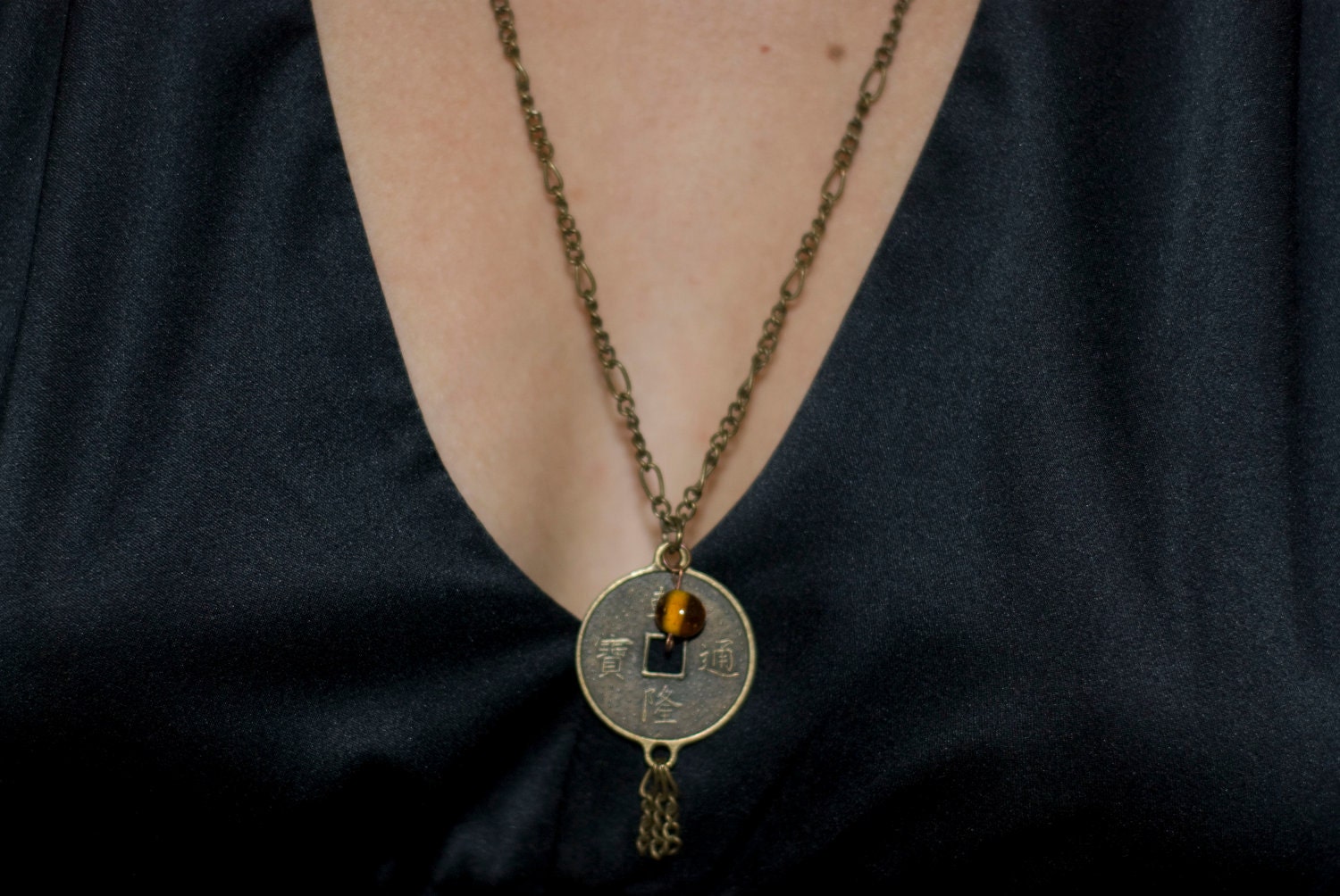 Lucky Chinese Coin Necklace