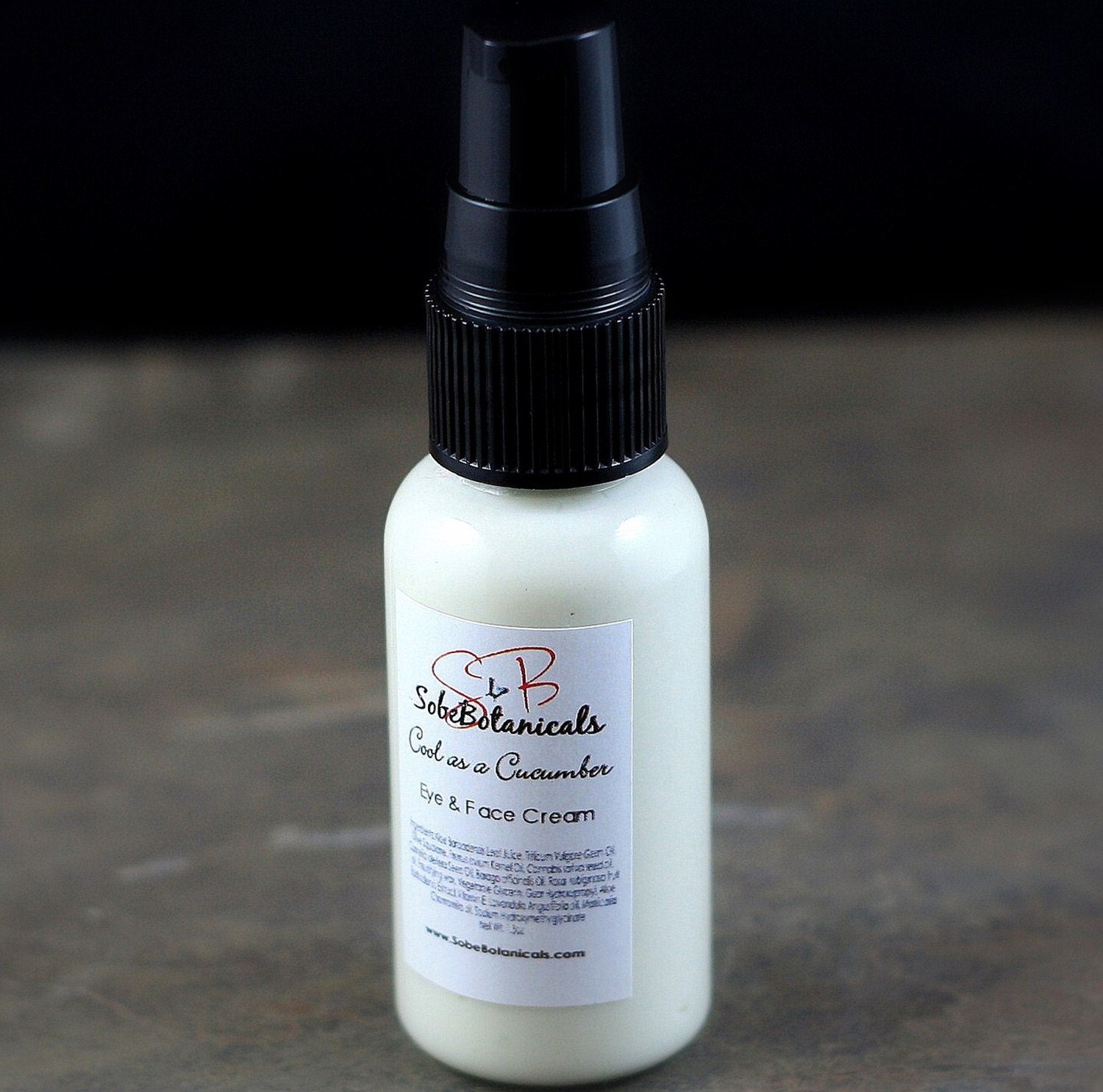 Cool as a Cucumber Eye & face cream-Antioxidant Green tea oil-Lavender essential oils-Day-Night moisturizer-Cooling-Dark circles-Regenerates