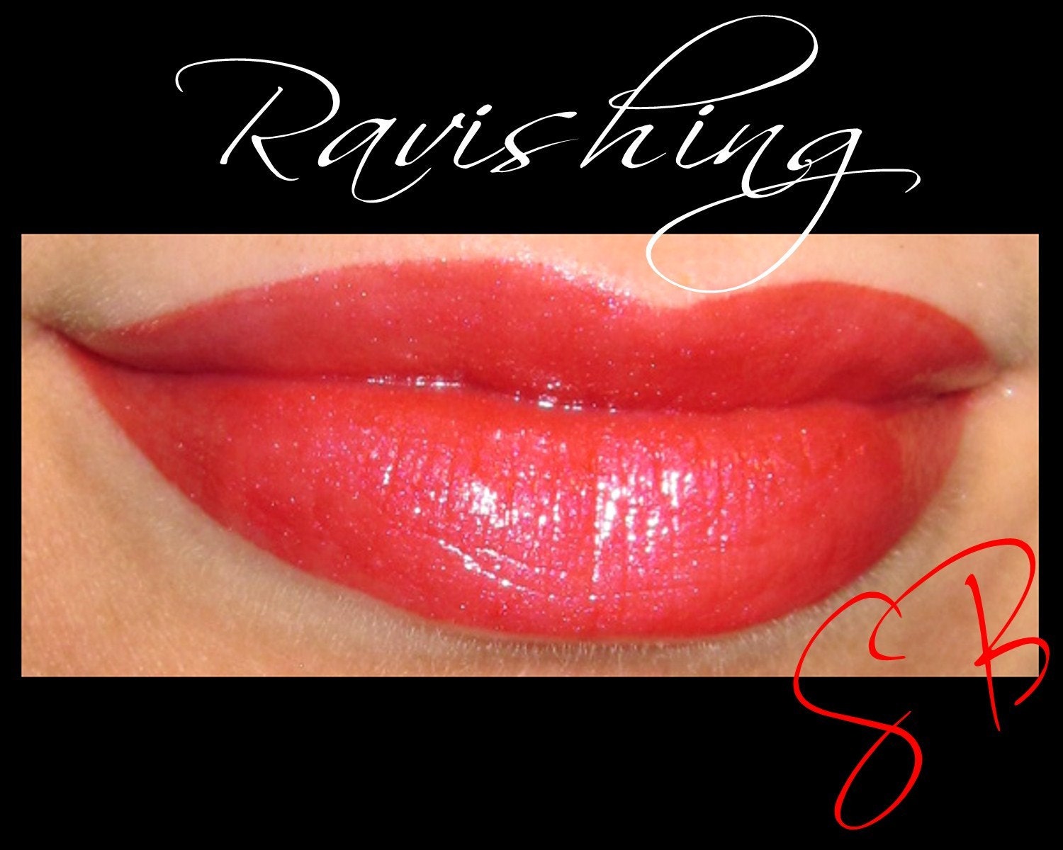 Ravishing Mineral Lipstick (Medium coral toned pink red) makeup Cheek and Lip Color