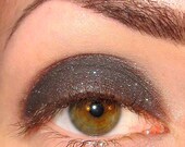 U Rock Mineral Eyeshadow (Black with silver gold blue etc glitter Duochrome sparkles) Mineral makeup Eye shadow Eyeliner (5g)