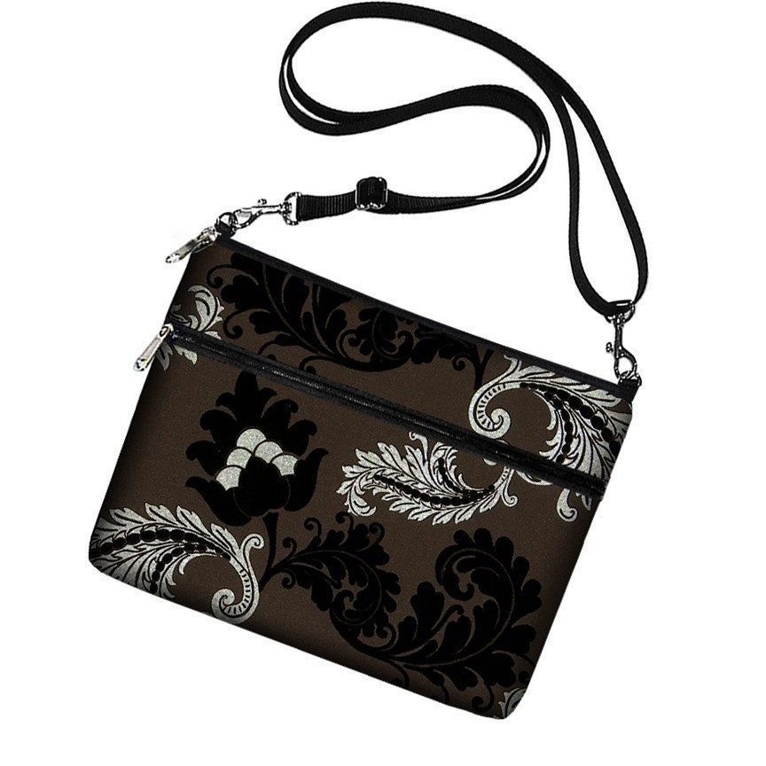 iPad Bag iPad Case iPad Cover iPad Sleeve iPad 4 3 2 1 adjustable shoulder strap - Viveinne Damask