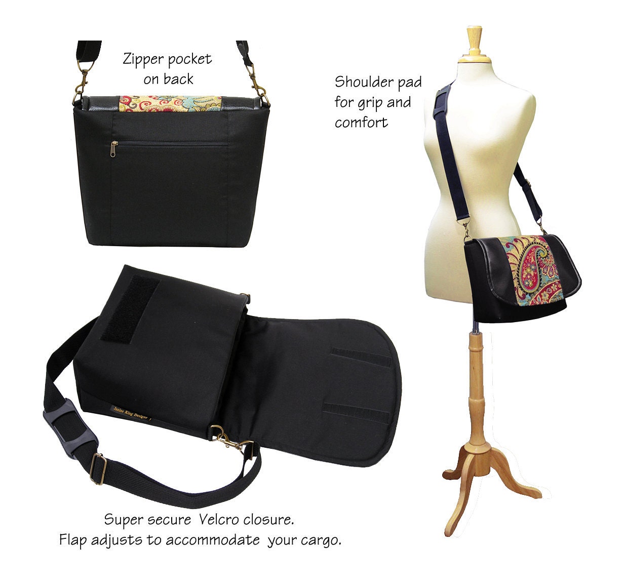 DSLR Camera Bag Slr Camera Messenger Bag Vegan Brown Leather Cute Owl Zipper Padded Deluxe Model (RTS)