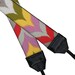 SALE Camera Neck Strap Dslr Camera Strap Slr  Padded Camera Strap Nikon Canon - Chevron Pattern purple red gray (RTS)