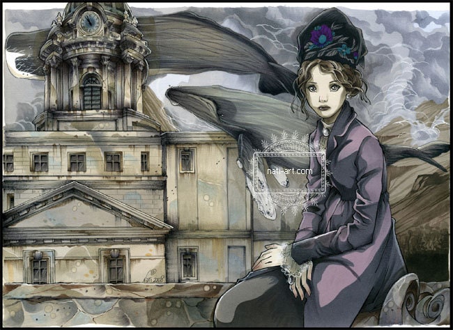 Storm - Whimsical - Fantasy - MINI Print on Satin Photo Paper