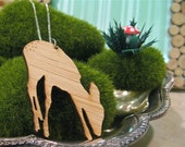 Bamboo Deer Necklace - CheshireKat