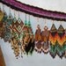 Native American seed beaded rainbow beauties long