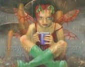 The Bank Holiday Fairy - Signed miniature print