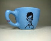 12oz cup zombie number a (dodger blue) - Made to Order / Pick Your Colour