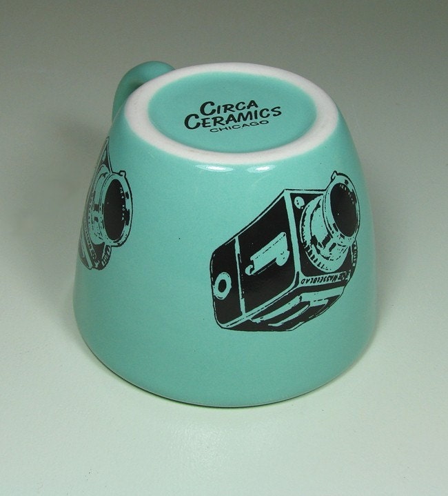 12oz cup hasselblad (blue green) Made to Order/Pick Your Colour