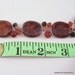 Kazuri Bead Bracelet Red Brown Copper Carnelian Swarovski Crystal