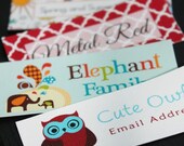 60 DIAPER Labels NO Fading and NO fraying with excellent color pop choose your design or use your own finished artwork