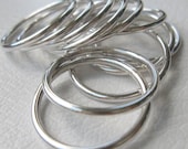 Stackable Rings, Stack Rings, Silver Stacking Rings
