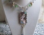 Beautiful Even In Death---Day of The Dead Woman Necklace MADE TO ORDER