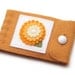 Wool Sewing Set, Needle book, Pincushion, Orange Flower, Sewing Supply Storage, Pin Keep, Orange Wool, Felt, Travel Sewing Kit