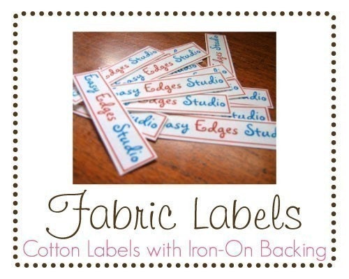Fabric Labels with iron-on backing