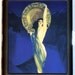 Flapper Roman Style Exotic with Large Coin or Plate Jazz Age cigarette case wallet business card holder