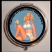 Start Everyday With a Smile and Get Over It Saying Sexy Pinup Gal Retro Pulp Design Sweetheartsinner Stainless Steel Pill Box Case NEW
