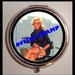 Office Tramp Office Secretary Retro Humor Pill box Pillbox Case Holder Trinket Box Sweetheartsinner