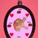 Sweetheartsinner Original Design cute tattoo swallow and hearts pink diy pendant and necklace
