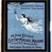 Vintage Advertising Imagery of Electri Massage Machine Early Sex Toy Weird Retro Kitsch Cigarette Case or Business Card Case Wallet