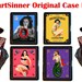 Sexy Pinup Girl with Attitude I Btch It Works Black Metal Cigarette or ID or Business Card Holder Case Wallet or Mp3 and Earbuds Holder